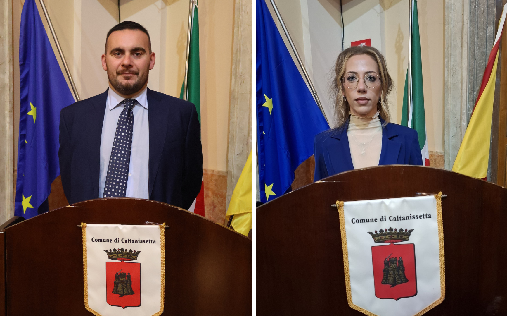 Martina Millaci e Andrea Di Carlo si insediano al Consiglio comunale 