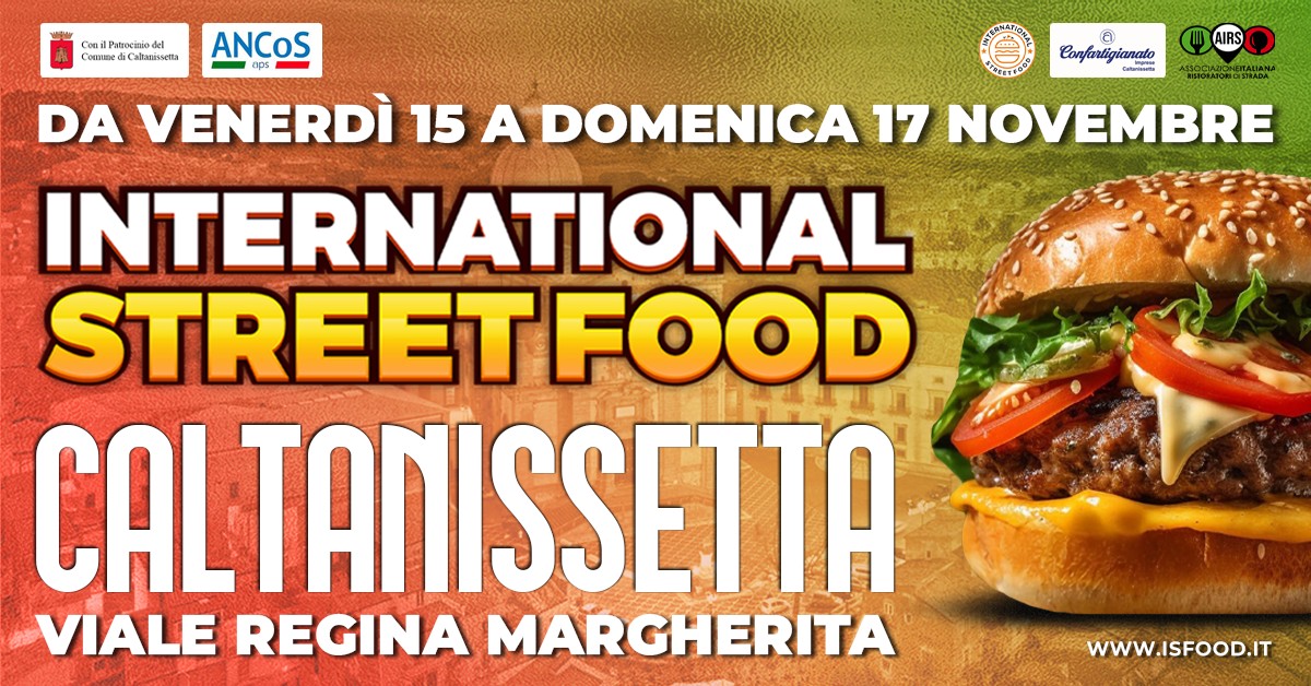 International Street Food: il "Salotto del Gusto" a Caltanissetta